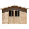 Image de Abri de jardin bois 9.4 m² "Lys" - 320 x 298 x 225 cm - 28 mm