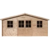 Image de Abri de jardin bois "Alex" - 20.20 m² - 4.80 x 4.00 x 2.39 m - 28 mm