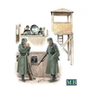 Image de Maquette Tour de vigie allemande 1942 avec figurines