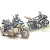 Image de Figurines 2Ã¨me Guerre Mondiale : Set de reconnaissance motocycliste allemandÂ : Moto BMW R-75