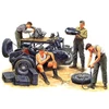 Image de Figurines 2Ã¨me Guerre MondialeÂ : Equipe d'entretien motocycliste allemandÂ : Moto BMW R75