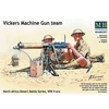 Image de Figurines 2Ã¨me Guerre mondiale : Set mitrailleuse Vickers 8TH Army, Afrique du Nord