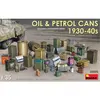 Image de Accessoires de dioramas : Bidons d'essence et d'huile 1930-40s