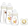 Image de MAM Coffret   résistant à la chaleur   Biberon verre pour nourrisson dès la naissance en silicone & Lot de 2 Tétines Anatomiques en Silicone 0+ mois Débit 1 Lent