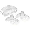 Image de MAM Bouts de sein   Lot de 2 bouts de sein en silicone (taille M, 20 mm)   Accessoire spécial allaitement doux comme la peau avec boîte de stérilisation