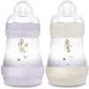 Image de Lot de 2 biberons Easy Start Débit 1 Lilas / Sable