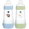 Image de Lot de 2 Biberons Easy Start anti-colique Débit 2 Océan / Sable