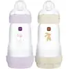 Image de Lot de 2 Biberons Easy Start anti-colique Débit 2 Lilas / Sable