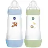 Image de Lot de 2 Biberons Easy Start anti-colique Débit 3 Océan / Sable