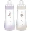 Image de Lot de 2 Biberons Easy Start anti-colique Débit 3 Lilas / Sable