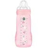 Image de MAM Easy Active 6 mois et plus Couleur Baies (330 ml)   avec tétine en silicone débit X vitesse ultra-rapide   pour bébé avec fermeture hermétique (Lot de 2)