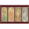 Image de Mucha Metallique 4 Saisons: 1000 Pieces METALLIQUES