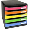 Image de EXACOMPTA Bloc de classement BIG-BOX PLUS 5 Tiroirs Punchy arlequin