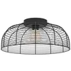 Image de Eglo Plafonnier Derwen, lampe de plafond, luminaire en métal noir, éclairage pour chambre, salon et couloir, douille E27, Ø 45 cm