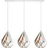 Image de Eglo Suspension luminaire Carlton 1 à 3 lampes, lustre suspendu vintage et