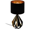 Image de Eglo Lampe de table en acier, noir et cuivre