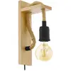 Image de Eglo Applique murale Rampside, lampe murale vintage 1 flamme au design