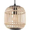 Image de Eglo Suspension Bordesley, 1 flamme, style vintage, naturel, boho, hygge