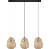Image de Eglo Suspension luminaire Dembleby à 3 lampes, lustre suspendu vintage