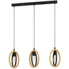 Image de Eglo Suspension Basildon, 3 flammes, vintage, industrielle, rétro, acier et