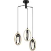 Image de Eglo Suspension Basildon 3 lampes vintage industrielle rétro acier bois