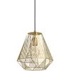 Image de Eglo Suspension luminaire Stype, lustre chambre en métal laiton brossé, plafonnier salon ou salle à manger, douille E27