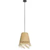 Image de Eglo Suspension luminaire Aycliffe, lustre pour salon et salle à manger, lampe de plafond à suspendre au design bohème, herbe de mer naturelle, douille E27
