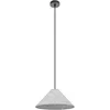 Image de Eglo Suspension luminaire Alsager, lustre pour salon et salle à manger, lampe de plafond suspendue en feutre gris et métal noir, douille E27, Ø 41 cm