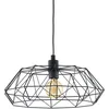 Image de Eglo Suspension Carlton 2, suspension vintage 1 flamme, lampe suspendue rétro en acier, couleur : noir, douille : E27