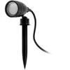 Image de Eglo 93384 Lampe d'Extérieur Piquet Nema 1 Gu10 Led avec Câble et Fiche, Plastique, Noir