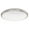 Image de Eglo 93498 Plafonnier Led en Acier et Plastique Studios Nickel Mat Diamètre 30 cm