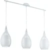 Image de Eglo 94388 A + + To E, Suspension, Acier, E27, Blanc, 99 X 19 X 110 cm
