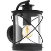 Image de EGLO Applique murale extérieure Hilburn, lampe extérieure 1 flamme