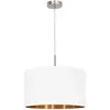 Image de EGLO Suspension Pasteri, lampe suspendue textile 1 flamme, luminaire