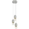 Image de Eglo Suspension Silvares, lampe suspendue vintage 3 flammes, style