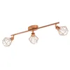 Image de Eglo Zapata Spot Acier Plafonnier 3 Ampoules 3 W Cuivre