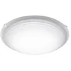 Image de Eglo Plafonnier Led Magitta - 1 Ampoule - Plafonnier en Acier - Couleur : Blanc - Verre : Blanc - Transparent - Diamètre : 25 cm