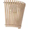 Image de Eglo Applique Murale Sendero, 1 Ampoule Murale, Vintage, Naturel, Boho, Applique Murale Intérieure en Acier et Bois, Lampe de Salon, Lampe de Couloir en Nickel Mat, Érable, Douille E27
