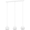Image de Eglo Suspension Roccaforte, lampe suspendue 3 flammes, luminaire en acier, couleur : blanc, douille : E14