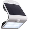 Image de Eglo Applique murale extérieure LED Lamozzo, lampe solaire avec capteur de mouvement, éclairage d'extérieur avec détecteur jour nuit, plastique blanc, blanc neutre, IP54
