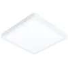 Image de Eglo connect.z Plafonnier LED connecté Fueva-Z, 28,5 cm, lampe de plafond ZigBee pour salle de bains, contrôlable par appli et commande vocale, blanc chaud - froid, dimmable, blanc, IP44