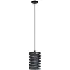 Image de Eglo Suspension Cremella, lampe suspendue vintage 1 flamme, style industriel, suspension en acier noir, lampe pour table à manger, lampe de salon suspendue avec douille E27, Ø 18 cm