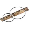 Image de Eglo LED Plafonnier Boyal, lampe de plafond 2 flammes, luminaire salon | vintage, style rustique, lampe cuisine en acier, bois et plastique, lampe de couloir plafond en noir, marron, blanc, L 78 cm