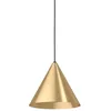 Image de Eglo Suspension luminaire Narices, lustre chambre minimaliste, plafonnier salon ou salle à manger en métal laiton brossé, doré et noir, douille E27