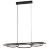 Image de Eglo Suspension luminaire LED Boyal, lustre chambre à 3 flammes, plafonnier