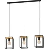 Image de Eglo Suspension luminaire Libertad, lampe de plafond suspendue à 3 flammes