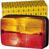 Image de HELLA 2SD 997 131-051 Feu arrière - Illumination - 12V - Montage en saillie/vissé - Couleur du voyant: rouge/jaune - Fiche: Fiche schuko - gauche/droite - Quantité: 1