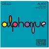 Image de Thomastik Infeld Cordes pour violoncelle Jeu 3/4 (Al400.34) Noyau plein nylon, tension moyenne
