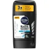 Image de NIVEA Lot de 2 bâtons de protection invisible pour homme - Noir et blanc frais - 48 heures - Texture douce - Application lisse - Technologie brevetée spéciale - Lot de 2 - 2 x 50 ml
