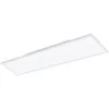 Image de Eglo connect.z Panneau LED connecté Salobrena-Z, plafonnier 120 x 30 cm, lampe de plafond intelligente ZigBee contrôlable par appli et commande vocale, blanc chaud - froid, dimmable, blanc